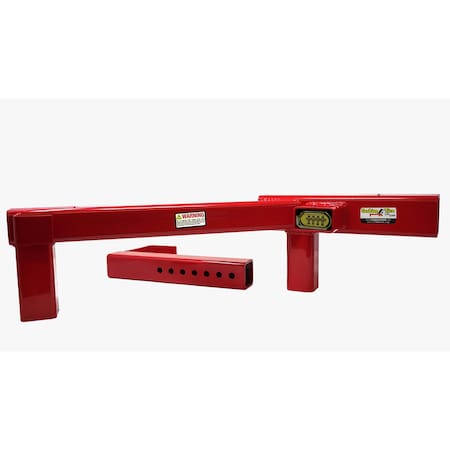 The Equipment Lock Company Cushion Tire Lift Lock secures the forklift steer tire in the turned position CTLL-C